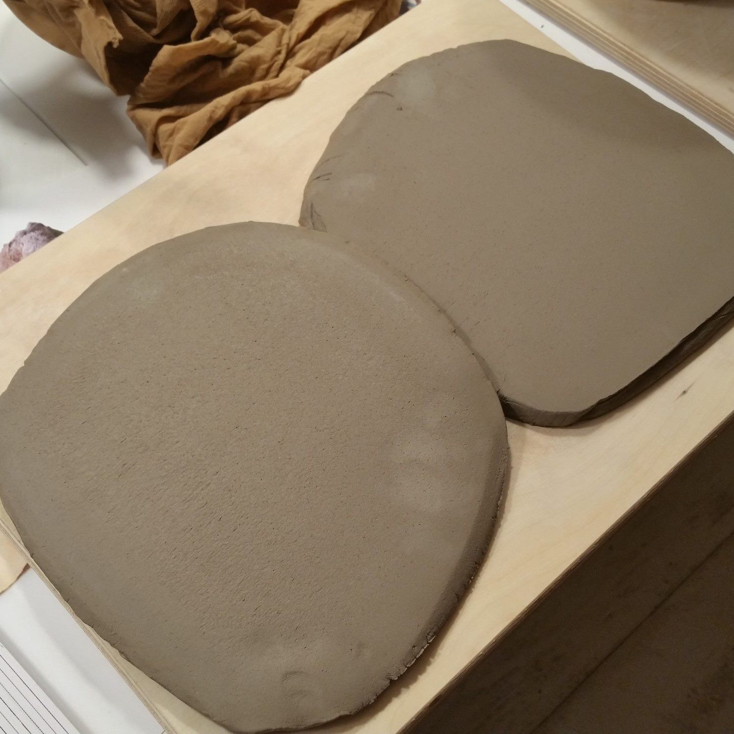 two slabs for the head