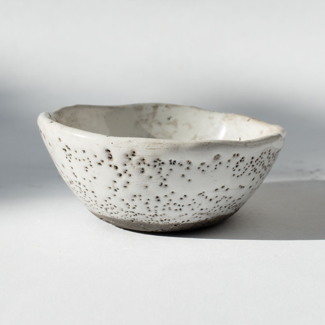 9101 auf weißem Ton im Rakubrand