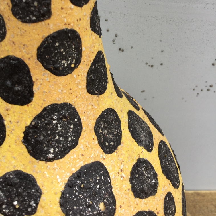 Vase, 9139 Schwarz Glimmer