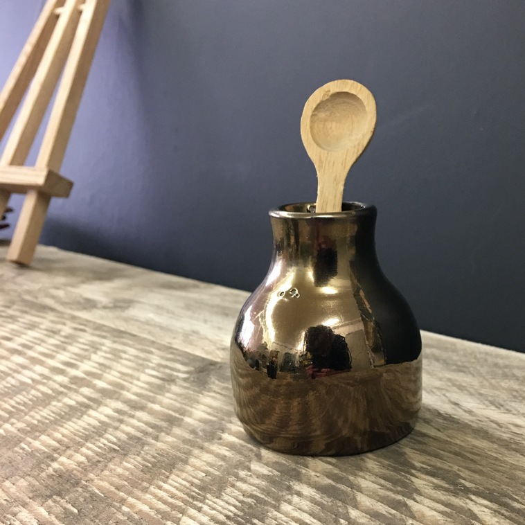 Vase, 9541 Goldglasur