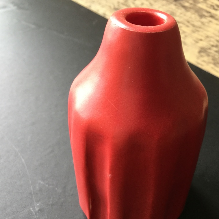 9612 Rot matt, Vase